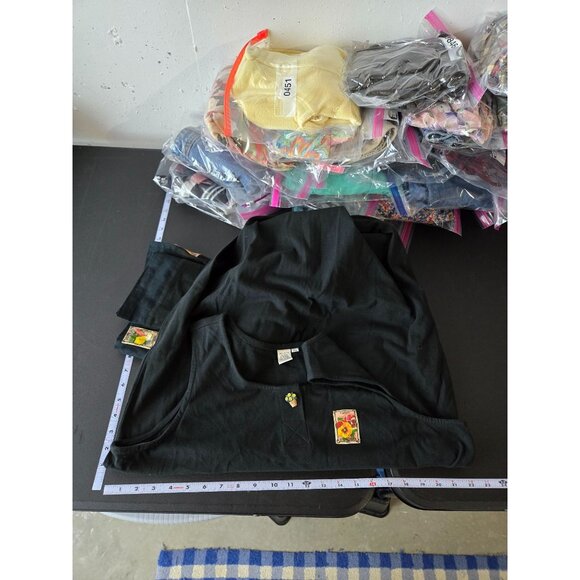 Black Flower Seed Packet Sleeveless Maxi Dress Size XL Garden Boho Made In India - Picture 7 of 11